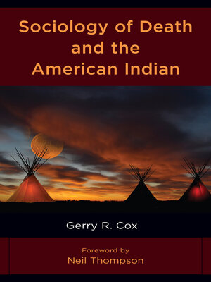 cover image of Sociology of Death and the American Indian